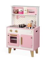 Duża kuchnia drewniana z dźwiękiem i 6 akcesoriami Candy Chic J06554-Janod