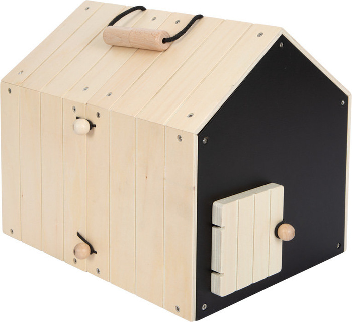 Drewniany domek królika z wybiegiem i akcesoriami 12399 Small Foot, maskotki dla dzieci