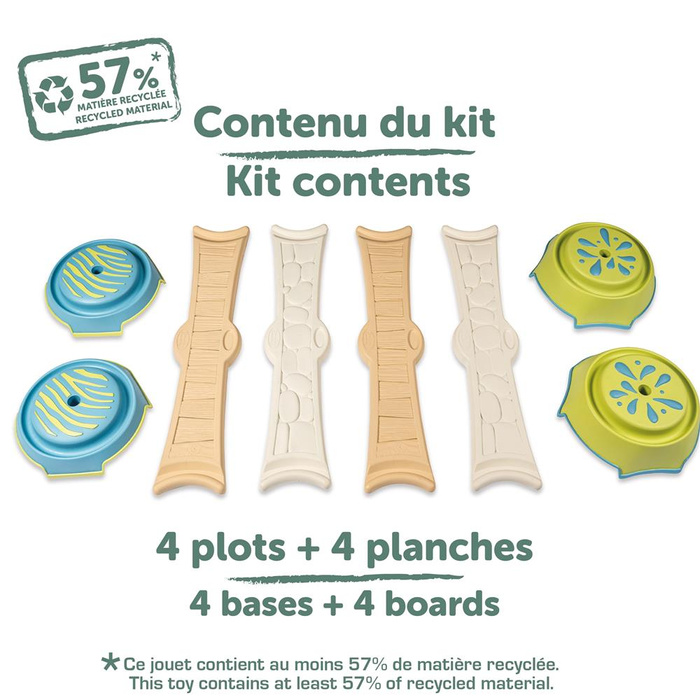 Równoważnia sensoryczna Smoby 840401 Ścieżka równowagi dla dzieci rozwój koordynacji i motoryki