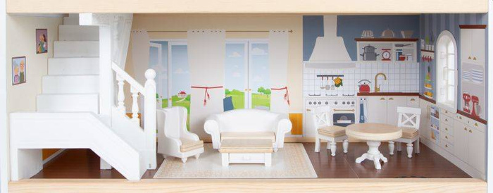 Domek dla lalek miejska willa 11802-Small Foot, domki dla lalek