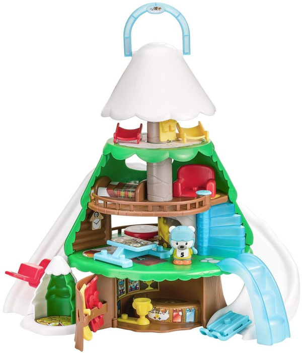 Domek alpejski zimowe drzewo Klorofil 700214 świąteczny klimat