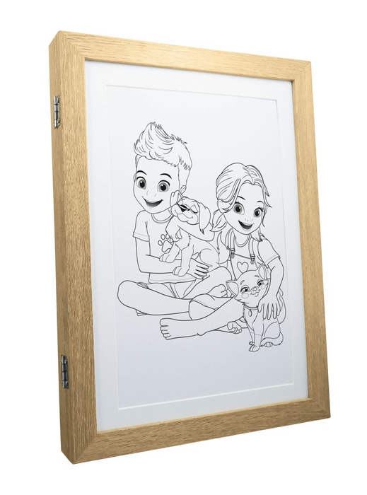 Ramka na rysunki dziecka 50 rysunków A4 Buki FK013