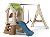 Wieża z huśtawkami Plac Zabaw ze zjeżdżalnią Step2 8500 do aktywności na świeżym powietrzu