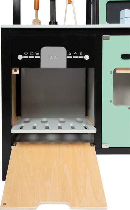 Kuchnia dziecięca drewniana z industrialną wyspą kuchenną Small Foot 12432 Kuchnie dla dzieci