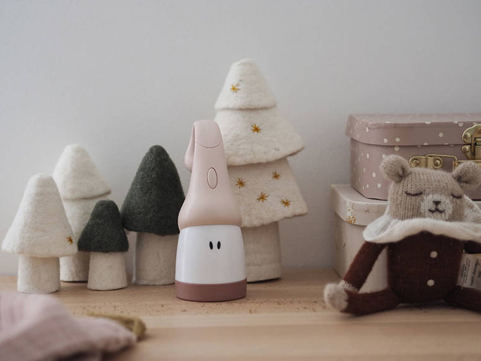 Lampka nocna LED przenośna z latarką Pixie 90h świecenia Pink Beaba 930299