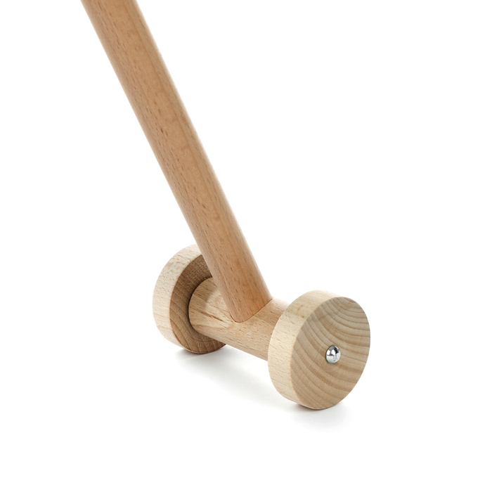 Turkusowy koń na kiju z kółeczkami do zabawy w domu i plenerze Hobby Horse Mumbee 53304