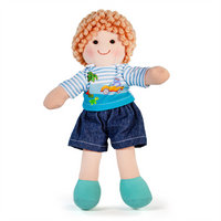 Robin pluszowa lalka dla dzieci BJD064-Bigjigs Toys, lalki dla dzieci