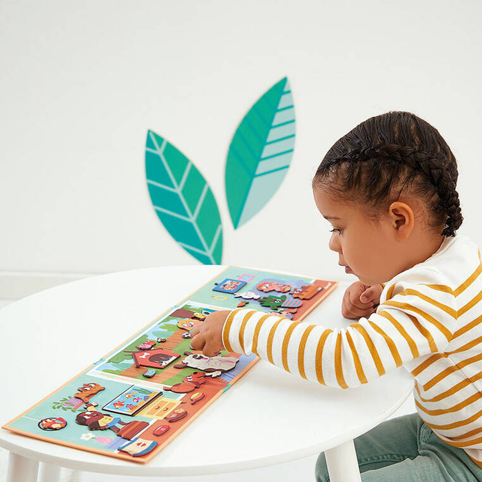 Magnetyczna rozkładana układanka Zwierzęta domowe Magneti'stories J05457 Janod