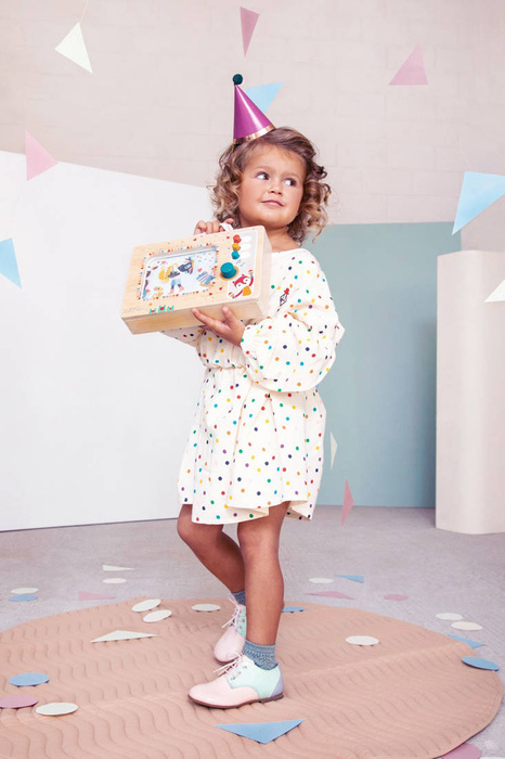 Drewniana animowana pozytywka Telewizor 83452 Lilliputiens