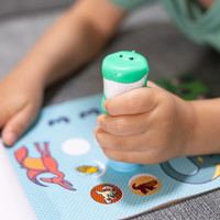 Sticker Wow stempel z naklejkami Dinozaur 32012 Melissa & Doug książeczka z naklejkami