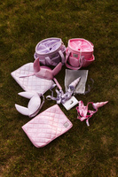 Torba na akcesoria do Hobby Horse fioletowa brokatowa by Astrup 84366