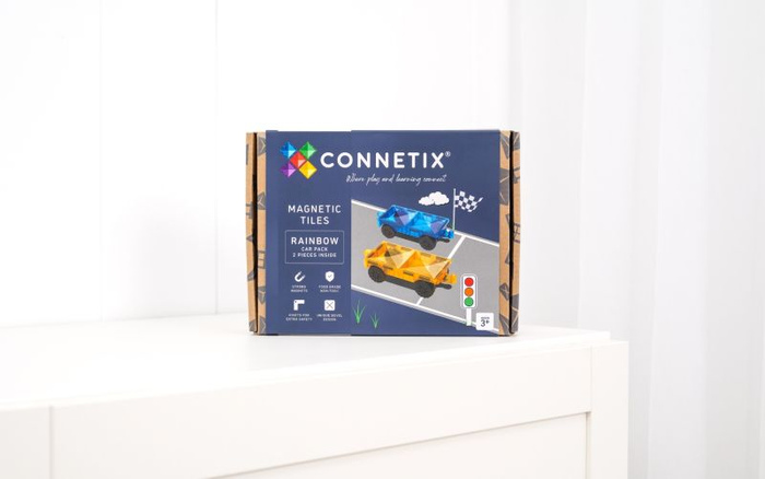 Klocki magnetyczne Rainbow Car Pack Connetix 00002-CA