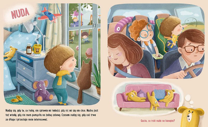 Feluś i Gucio poznają emocje Nasza Księgarnia książka dla dzieci