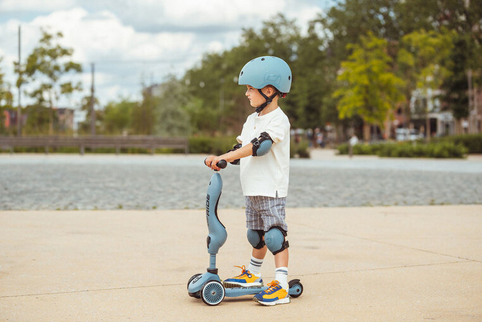 SCOOTANDRIDE Zestaw ochraniaczy dla dzieci S Steel