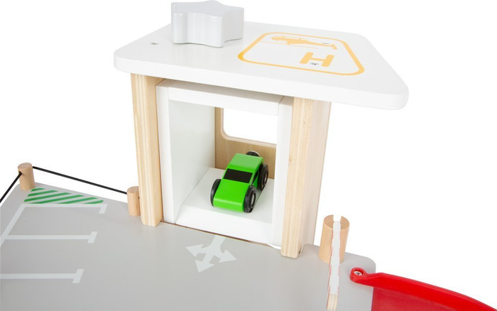 Parking dla dzieci garaż premium z myjnią, windą, stacją samochodów elektrycznych, stacją benzynową 11676- Small Foot, zabawki dla chłopców i dziewczynek