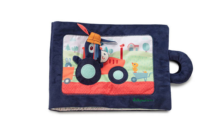 Miękka książeczka aktywizująca "Osiołek Ignace na farmie" 83415 Lilliputiens