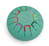 Bębenek językowy zielony Dans La Jungle Moulin Roty 668429 instrumenty dla dzieci