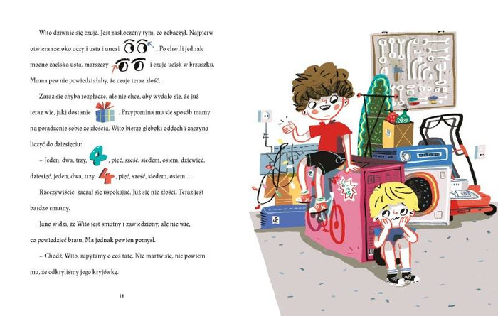 Jano i Wito uczą mówić R. Różowy rower Wiola Wołoszyn Przemek Liput Mamania, książki dla dzieci