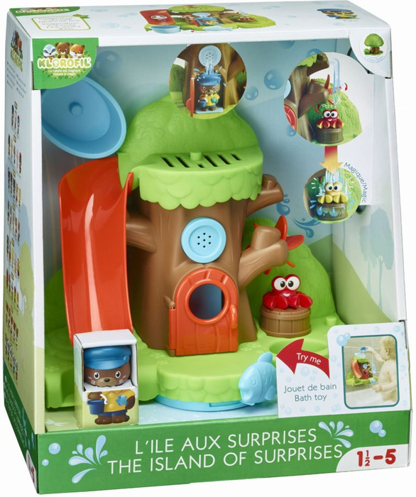 Zabawka kąpielowa wyspa pełna niespodzianek Klorofil 700501F