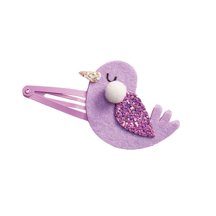 Zestaw kreatywny do tworzenia biżuterii Brokatowe spinki do włosów Ogród Janod J09179