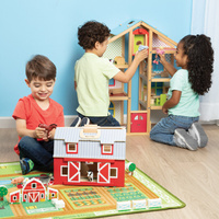 Farma dla dzieci Drewniana Składana Stodoła z 7 Figurkami Zwierząt Melissa and Doug 13700