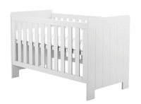 Białe Łóżeczko tapczanik 140x70 Pinio Calmo