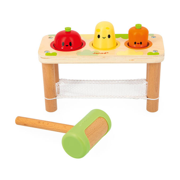 Wbijanka przebijanka z młotkiem Warzywa Farma J03309 Janod