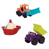 Zestaw kolorowych autek do zabawy, BX1528-B.Toys, zabawki do piasku