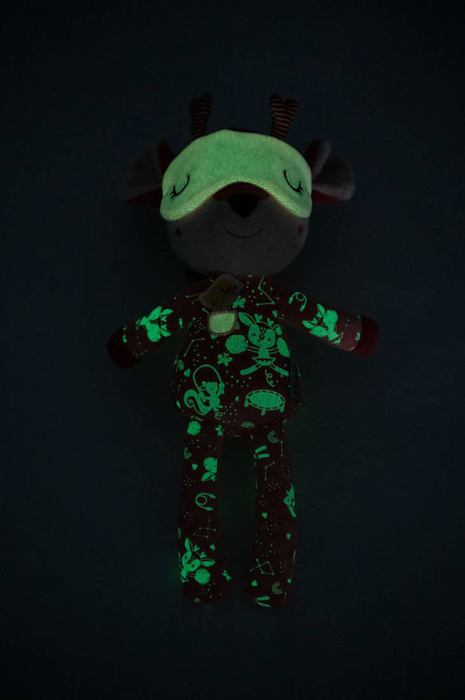 Przytulanka do spania świecąca w ciemności Sarenka Stella 32cm 83448 Lilliputiens