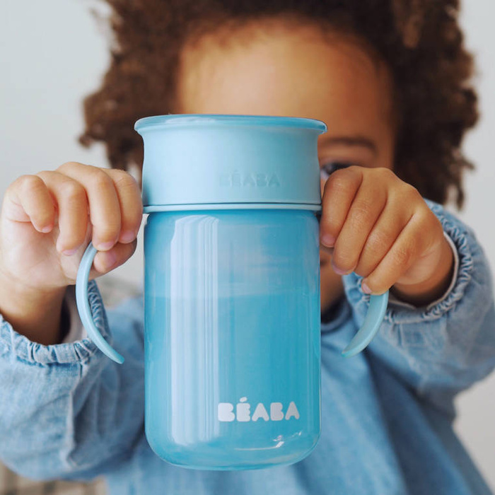 Kubek do nauki picia 340ml niebieski Beaba 913572      