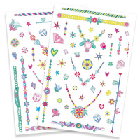 Tatuaże neonowe dla dzieci Klejnoty Jenni Djeco DJ09587