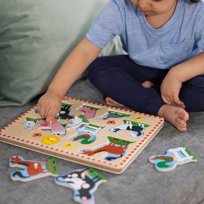 Zwierzęta z farmy 50204 Melissa & Doug, układanki dla dzieci