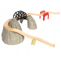 Górski zestaw torów do kolejki drewnianej, BJT139-Bigjigs Rail