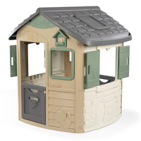 Domek ogrodowy Smoby 810503 Green Jura z bioplastiku przestronne Wnętrze do kreatywnej zabawy