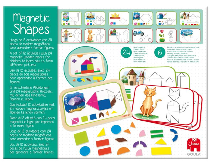 Układanka magnetyczna dla dzieci Kształty Goula 53155