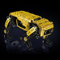 Klocki konstrukcyjne Mould King 15075S Robot Pies Boston Dog zdalnie sterowany Model budowlany 921 elementów