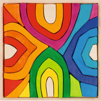 Układanka dopasowywanka Cztery Pory Roku 58471-goki, klocki drewniane