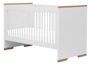 Białe Łóżeczko 140x70 Pinio Snap