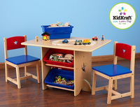 "Star" - stolik dla dzieci i dwa krzesełka, KidKraft - meble do pokoju dziecięcego