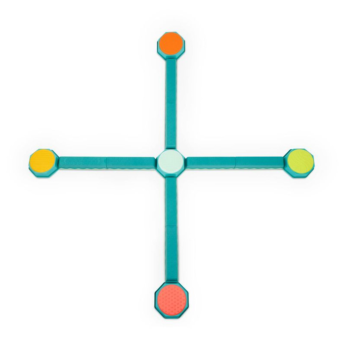 Kombinacyjna ścieżka sensoryczna Zestaw 13 el. Balance & Build B.Toys BX2324Z