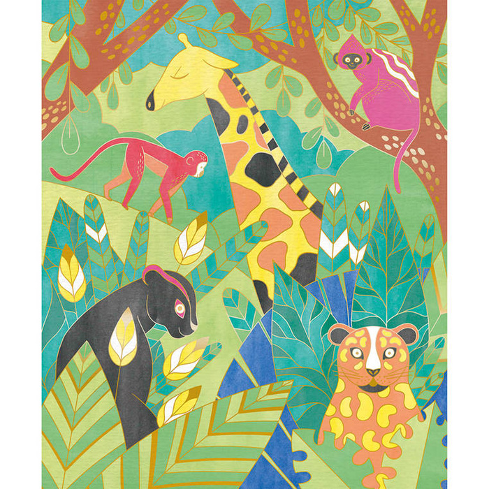 Zestaw kreatywny Złote kontury Zwierzęta Janod J07959