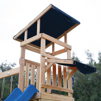 Wielofunkcyjny drewniany Plac Zabaw Malik AXI A030.502.00 Huśtawki Zjeżdżalnia Wieża Piaskownica do zabawy dla dzieci