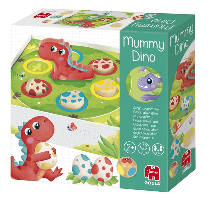 Pierwsza gra kooperacyjna dla dzieci Dino Mama Goula 1110100495 gry planszowe dla dzieci