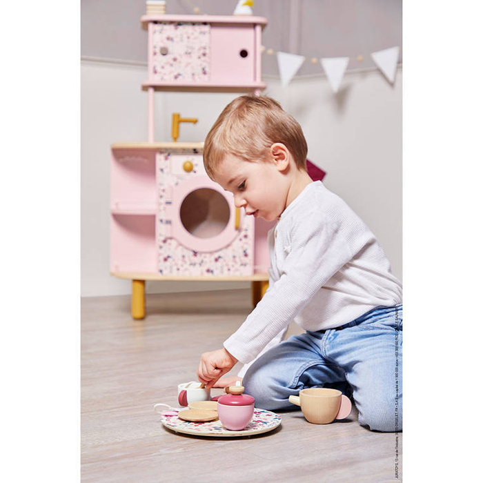 Drewniany zestaw do herbaty Twist Janod J06631 odgrywanie ról