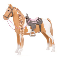 Duży koń 50 cm Palomino z akcesoriami do czesania i stylizacji Our Generation BD38030Z