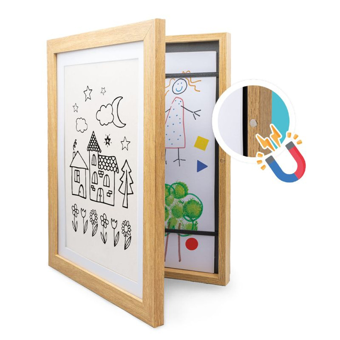 Ramka na rysunki dziecka 50 rysunków A4 Buki FK013