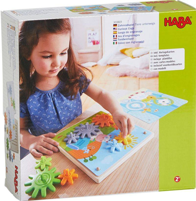 Ciekawe trybiki Podróżujące Zwierzęta HB303869-Haba, gratka dla dwulatka