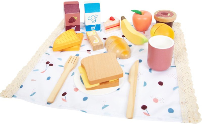 Wiklinowy kosz piknikowy dla dzieci Tasty Small Foot 12325