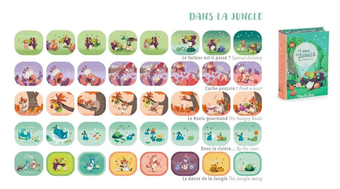 Lampka projektor Opowieści z książki Dżungla Moulin Roty 668380 Teatrzyk dla dzieci