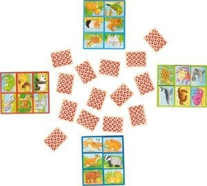 Gra pamięciowa dla dzieci Znajdź zwierzaka 56786- Goki, gratka dla trzylatka